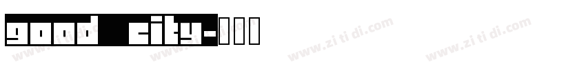 good city字体转换